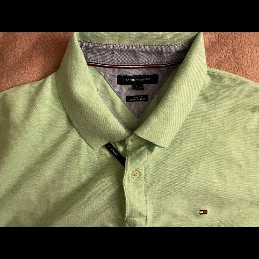 Tommy Hilfiger Slim Fit XXL Light Green